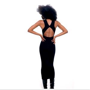 ⭐️ NWT ZARA Black Ribbed Dress ⭐️